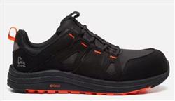Emma safetyshoes E-Bounce low black/orange S3S